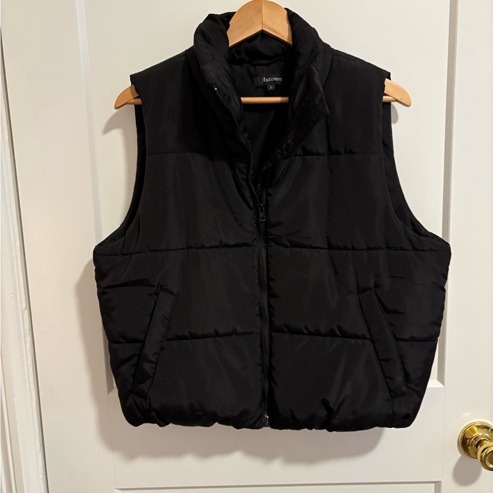 Black Puffer Vest